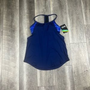 TYR Navy Tankini Top